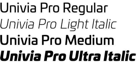 Univia font  It is characterized by smooth, curves and round corners
